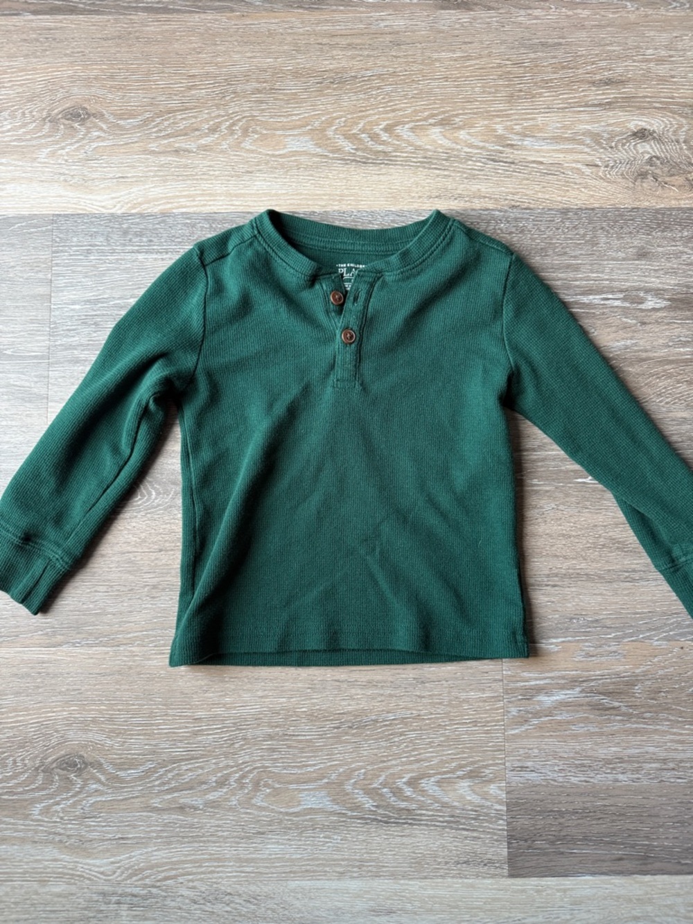 The Children’s Place 2T Boys Long-Sleeve Henley Top - Deep Green
